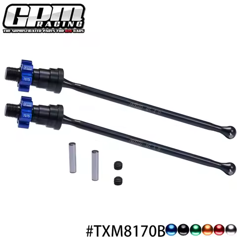 GPM Carbon Steel F/R Driveshaft &7075 Alu Hex TRAXXAS 1/5 X-Maxx 8S 1/6 PRO SAND