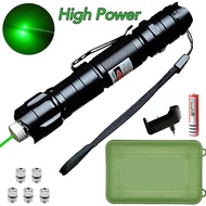 532nm500 to 1,000m Laser 009 Range High Power Green Laser Adjustable Focus Burning Green Laser Pen