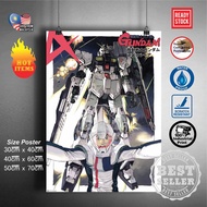 (Ready Stock) Mobile suit Gundam 144 RX-78-2 / RX78-2 / RX78 2 Gundam wall poster sticker deco poste