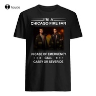 Chicago Fire Dalam Kes Panggilan Kecemasan Casey Atau Baju Severide Baju Tee Baju Tee percetakan dig