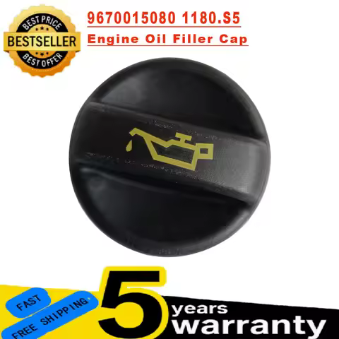 New 9670015080 9674157180 1180.S5 1180S5 AV6Q6766BA AV6Q6766AA Engine Oil Filler Cap For Citroen Peu