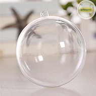 pufangnice Transparent Open Plastic Christmas Decor Bauble Ornament Gift Present Box VN
