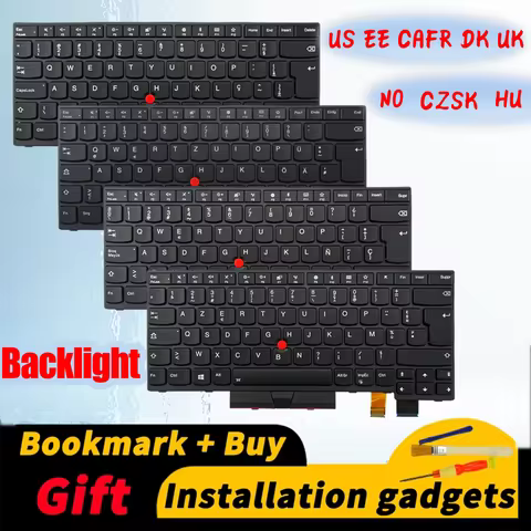 US Canadian French Czechoslovak Dansk Estonian Hungarian Norwegian UK for Lenovo ThinkPad T470/T480/