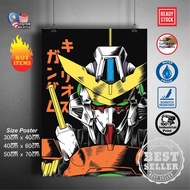(Ready Stock) Mobile suit Gundam 144 RX-78-2 / RX78-2 / RX78 2 Gundam wall poster sticker deco poste