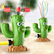 Rotating Cactus Sprinkler Cactus Sprinkler Toy Outdoor Cactus Sprinkler Toy Cactus Water Spray Toy K