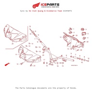Handlebar(Anf100Mcv/Msv/Mdv/Mtv) (F-4-1-C) HONDA Wave A / A+ / Zx / Rs / S / 100S Catal