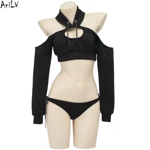 AniLV Japanese Anime Student Beach Sports Meet Uniform Sportswear Outfits Cosplay Costume