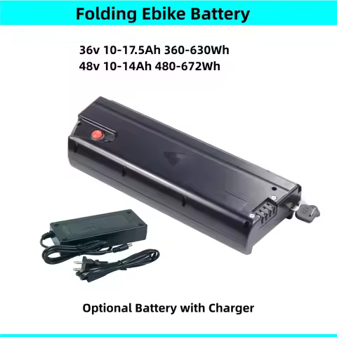 Fat Tyre Folding Ebike Battery 48V 10Ah 10.4Ah 12.8Ah 14Ah 36V 12.5Ah 13Ah 16Ah 17.5Ah for Sondors F