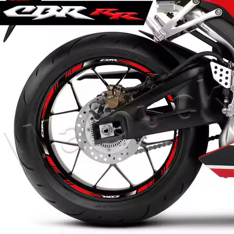 Motorcycle Wheel Sticker Reflective Rim Decal Stripe Tape Accessories Waterproof For CBR RR CBR600RR