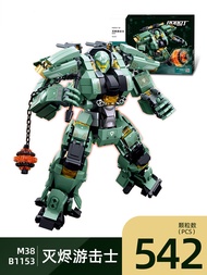 Pacific Rim Robot Mecha Building Block Series Warrior Assembly 6 Boys 8 Toys 10 Year Old Gift