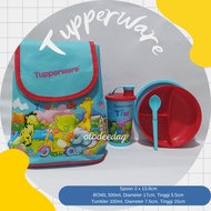 Tupperware Tiwi N Friends Kids Lunch Box Set Lunch Box Bowl Tumbler Drink Spoon Bag