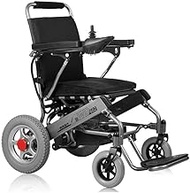 Fashionable Simplicity Elderly Disabled Safe Lithium Battery Electric Wheelchair Foldable And Lightweight 360° Joystick All Terrain Folding Wheelchair Electric Dual Motor Power Chair For All Ages