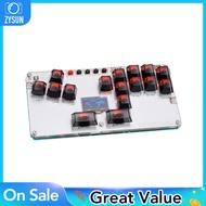 Zysun Arcade Hitbox Điều Khiển Phím Điều Khiển Chiến Đấu Gậy 1MS Chậm Trễ Di Động Thiết Kế Tiện Dụng