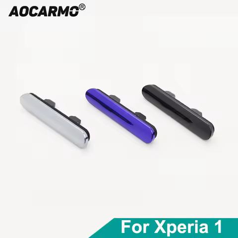 Aocarmo For Sony Xperia 1 / X1 / XZ4 J9110 J8110 Memory MicroSD Card Holder SIM Tray Slot Cover Wate