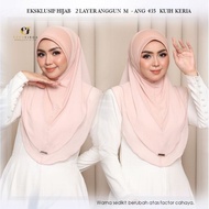 🌸TUDUNG ANGGUN - SAIZ M🌸 TUDUNG 2 LAYER - BRAND EZZUFIRDA