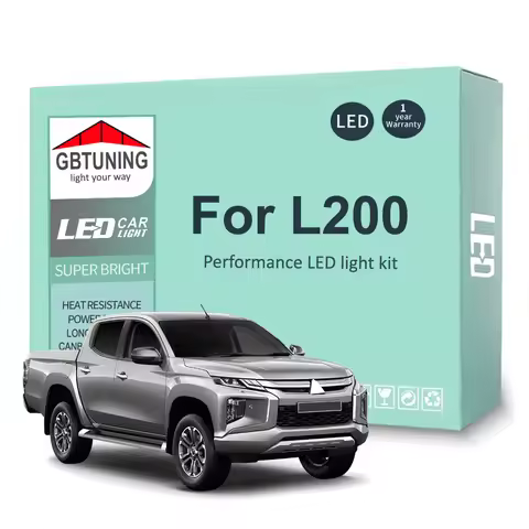 11Pcs LED Interior Light Bulb Kit For Mitsubishi L200 Triton KA4T KB4T 2006-2022 Canbus Dome License