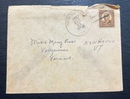 美國 1937 總統郵票實寄信封