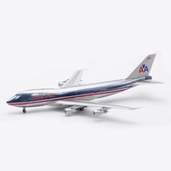 48H Shipping - Inflight American Airlines Boeing B747-100 N9666 Finished Alloy Guest Aircraft Model 