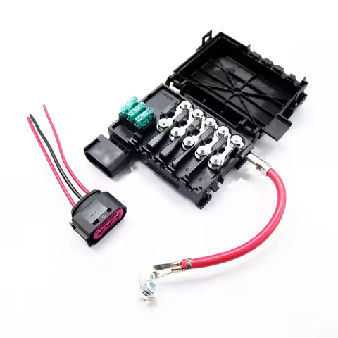NEW Car Accessories Battery Fuse Box For VW Golf 4 MK4 Jetta Seat Leon Toledo Skoda Octavia Audi A3 