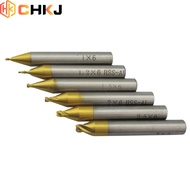 【CW】 CHKJ High Quality 1.0 3.0mm HSS Titanium End Milling Cutter Engraving Edge Cutter CNC Bits End Mill for Key Cutting Machine