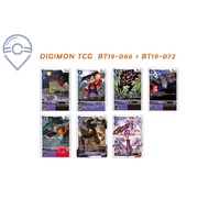 [LF] DIGIMON BOOSTER XROS EVOLUTION [BT-19] / SINGLE CARD / BT19-066 ~ BT19-072