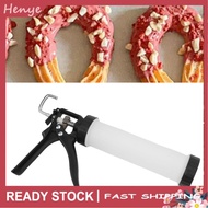 henye Naroote Maker Machine with Piping Bag Churros Tips Multifunctional Manual Press Discs for Kitc