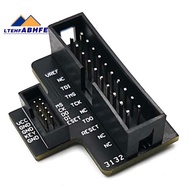 LtehfNew 1.27mm JTAG Adapter Board–20 Pin 2.54mm to 10 Pin 1.27mm Standard JTAG Interface Support fo