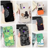 For Realme 5i 5s 5 Case Shockproof Aesthetic Cute Cat Boys Phone Case For Realme 5 Back Cover RMX191