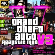 Grand Theft Auto V Premium Editiono PC Full Mod Ultra Relistic V3 | GTA 5 Mod Indonesia Realistic