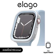 ELAGO DUO CASE เคส APPLE WATCH 9 / 8 / 7 / 6 / 5 / 4 / SE 1 / SE 2 ขนาด 40 / 41MM - CLEAR / LIGHT BLUE