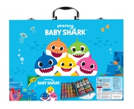 Crayola Baby Shark Inspiration Art Case เครโยล่า เบบี้ ชาร์ค ชุดกระเป๋าศิลปะ 140ชิ้น 04-1148