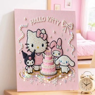 Creative Ornaments Pearl Beauty Painter Desktop Decoration Student Cat Ou kt Puzzle Three Children d