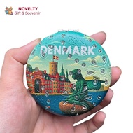 Denmark Folding Mirror Souvenirs, Denmark Country Souvenirs