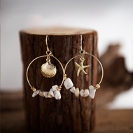 Bohemian Jewelry Women's Fashion Starfish Earrings Accessories