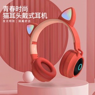 Cat Ear Headset Wireless Headset Cartoon Bluetooth Game Headset Headset