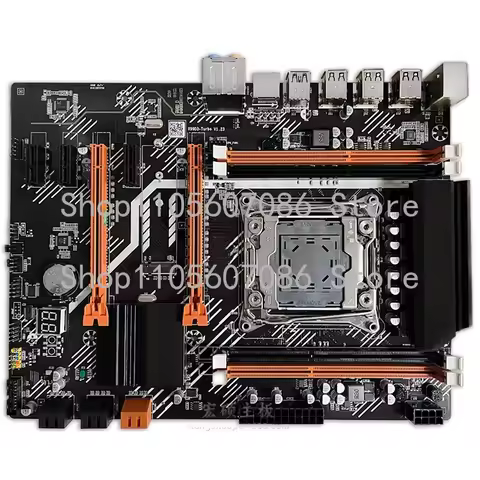 For New X99T Main Board 2011-3 Desktop ECC Server DDR3 X99 E5 2678V3V4 2666v3