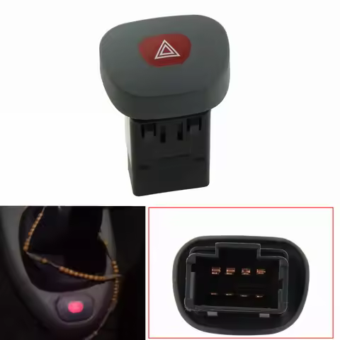 New 8 Pins Emergency Hazard Switch for Renault Clio II Megane I Classic 7700421820