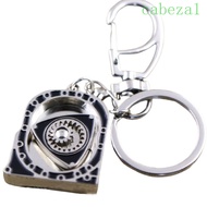 CABEZA Spinning Rotor Keychain, Zinc Alloy Mechanical Automotive Engine Rotary Keyring, Decoration H