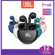 NEW JBL Pro6 TWS Bluetooth Earbuds Wireless Bluetooth Earphone Touch Control 9d Stereo Headset with Charging Box earphones bluetooth origina