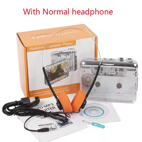 TON010B Cassette Player Portable Tape Recorder To Mp3 With Copper Wheel USB Cassette Capture To MP3 