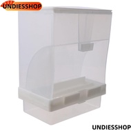 UNDIESSHOP No-Mess Bird Feeder, Durable Plastic Parrot Automatic Spill Food Box, Easy To Use and Mai
