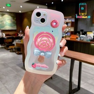 SS275 SOFTCASE MOTIF ICE CREAM POP SOCKET CANDY FOR SAMSUNG J2 Prime A02 A03 A03S A04 A04E A04S A10S