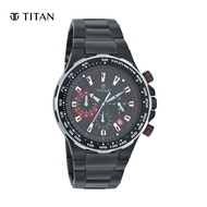 Titan Black Dial Chronograph Men's Watch 9389KM03