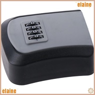 ELAINE Key Lock Box, Durable Outside Lock Box, Combination 4 Digit Hide Security Lock Boxes Home