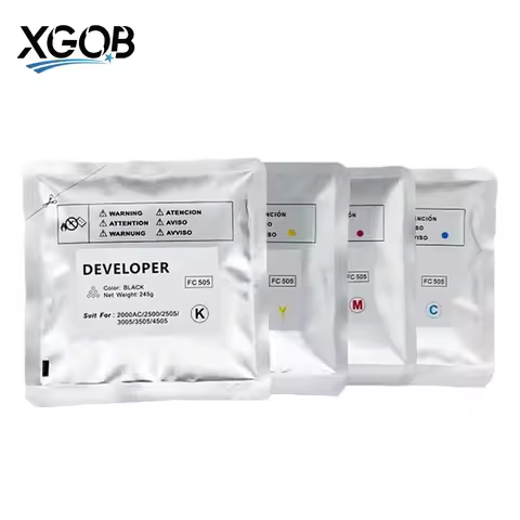4PCS/1Set T-FC505 Developer Powder For Toshiba 2000AC 2500AC 2505AC 3005AC 3505AC 4505AC 5005AC High
