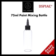 DSPIAE MS-B75 75ml PET Paint Mixing Bottle / Paint Dropper Bottle /Hobby Paint Bottle