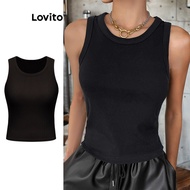 Casual Top Summer Basic Tank Top for Women L77ED011