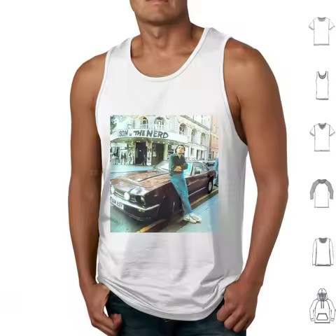 Vintage Cool Rowan Atkinson Aka Bean Poster Tank Tops Vest Sleeveless Funny Comedy Mr Rowan Atkinson