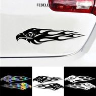 LIVESTAR 2Pcs Universal Car Sticker Waterproof Eagle Flames Sticker Car Vinyl Decals Colorful/Black/