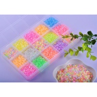 Uv Beads Color Changing Beads 6000pcs Glow Seed Beads 3mm Glass Beads Glow in The Dark Beads Luminou